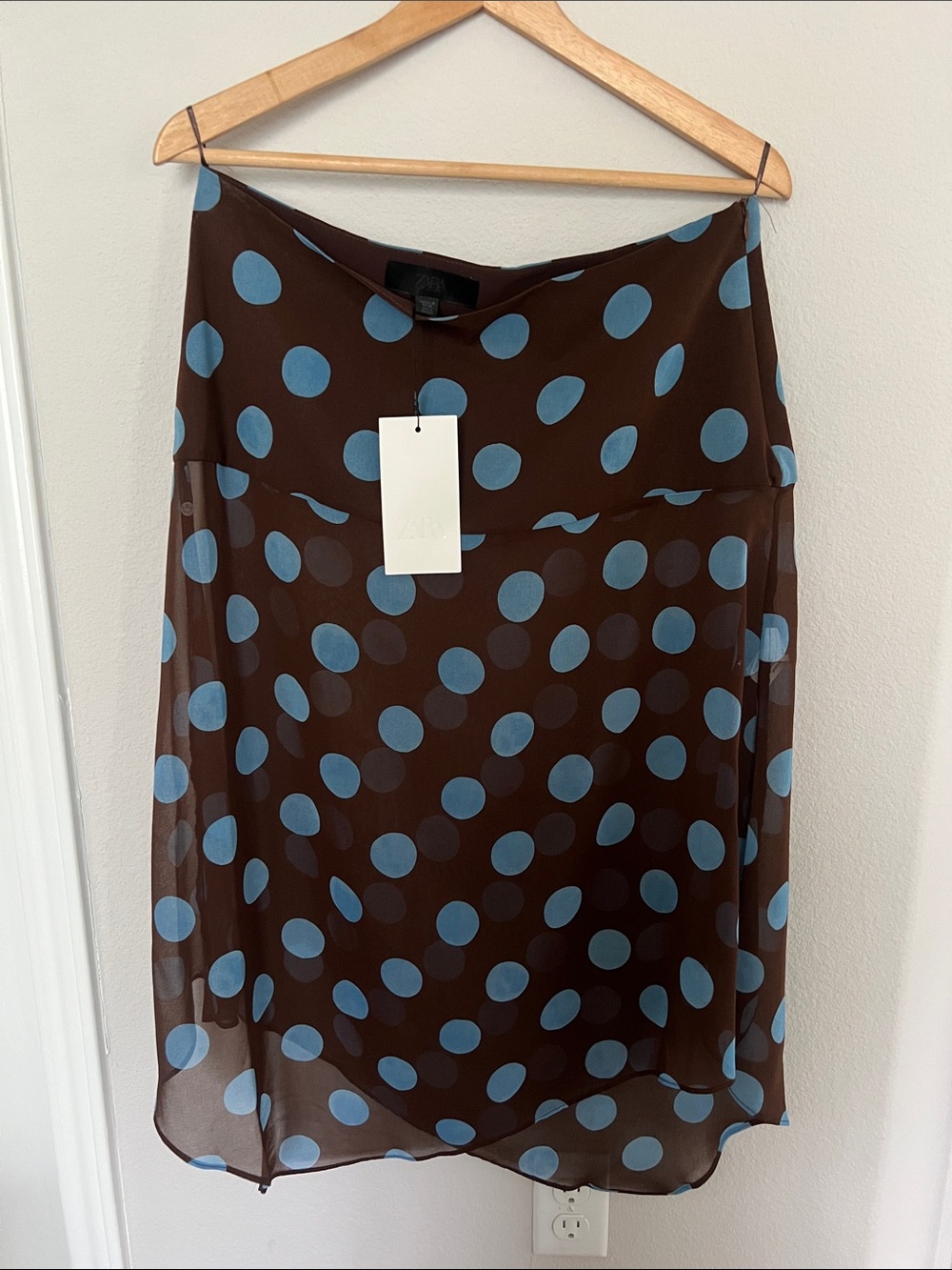 Viral Zara Polka Dot Skirt NWT